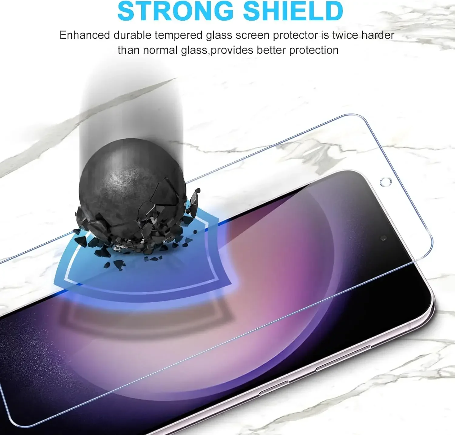 1/4Piece Protective Tempered Glass film For Samsung Galaxy S24 FE Screen Protector