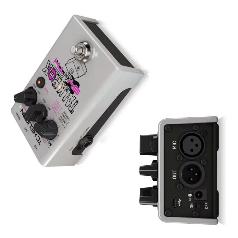 Sintetizador Stompbox Tc Helicon Talkbox de calidad de estudio para efectos de Talkbox de guitarra y pulido de tono vocal