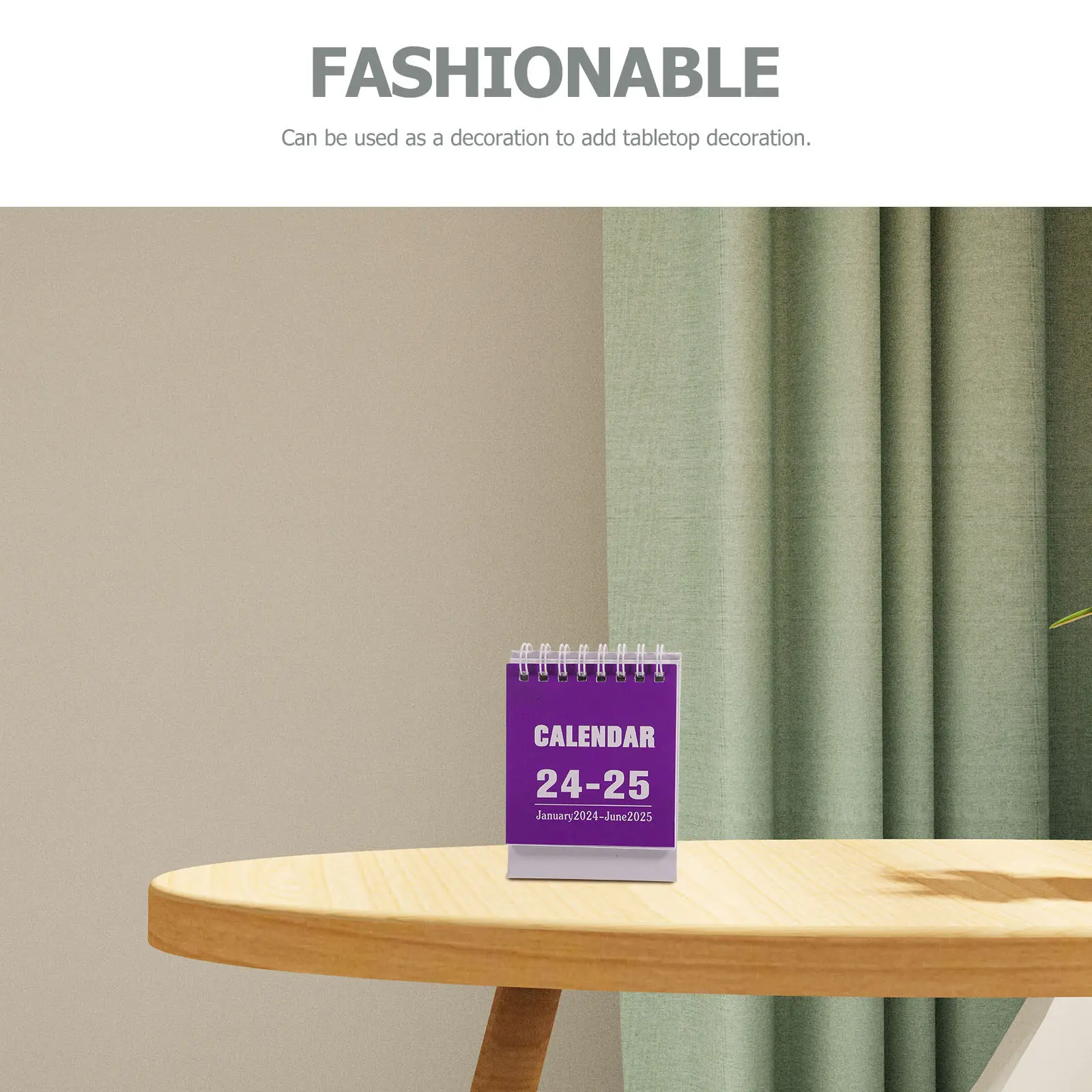 

Настольный мини-календарь 2024-2025: перекидной ежемесячный органайзер для офиса, дома, школы, повседневного использования, декоративный аксессуар для стола