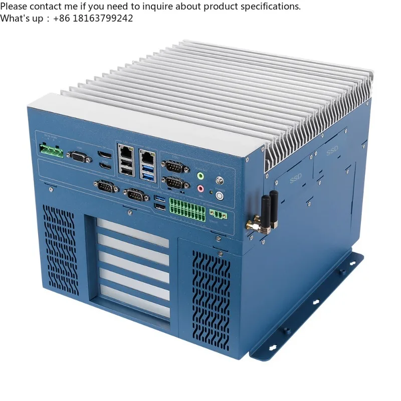 

Automation Modular Mini Industrial PC Expandable I3/i5/i7/i9 Dual Channel DDR5 4800MHz Fanless Barebone System SSD Storage
