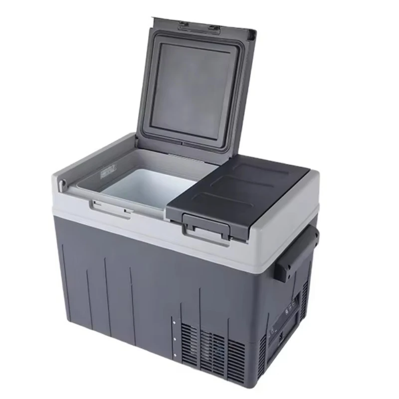 New Arrival 36L Compressor Freezer Box Portable Double Door Camping Fridge 12 Volt Refrigerator for Truck