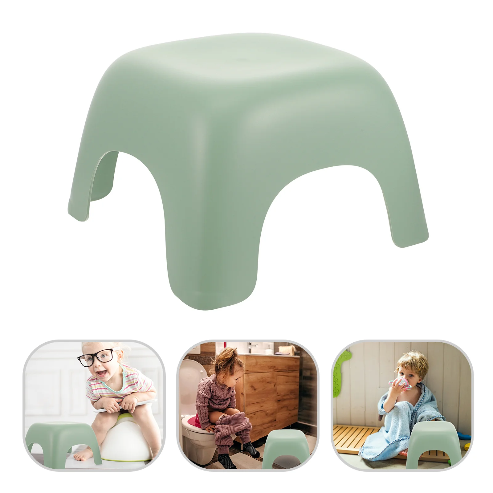 Bathroom Step Stool Heavy Duty Plastic Foot Stool Kids Lifter Stool Nonslip Plastic Stool bathroom foot stool