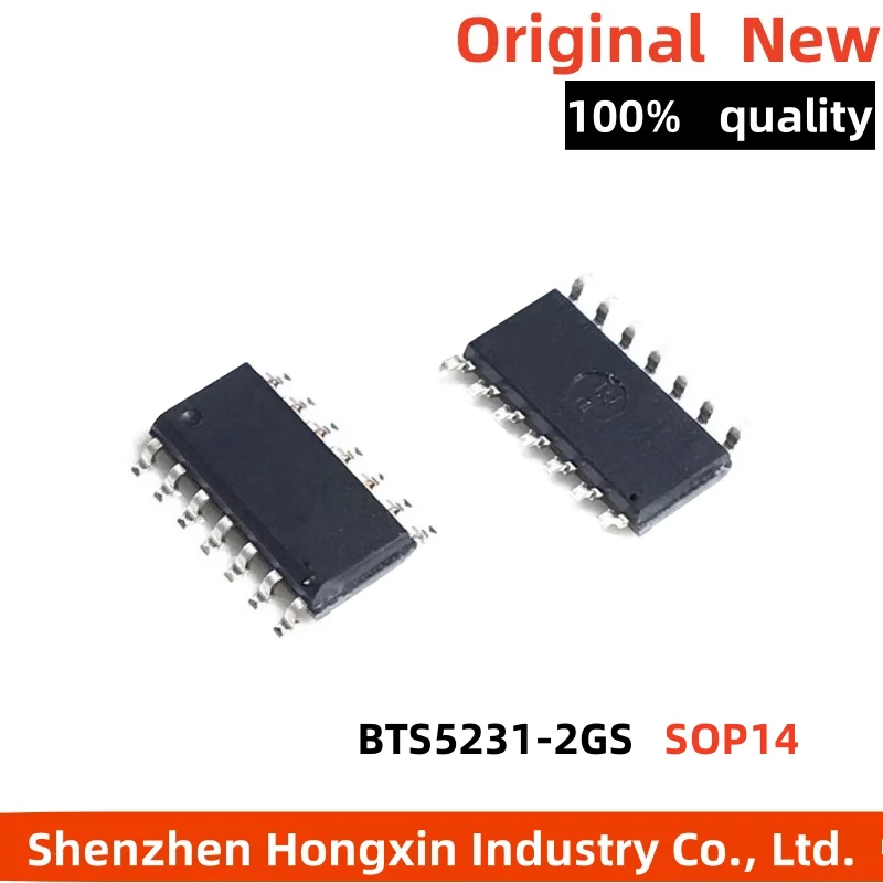 

5 pieces NEW BTS5231-2GS BTS5231 SMT SOP14 Automotive Turn Signal Control Chip IC