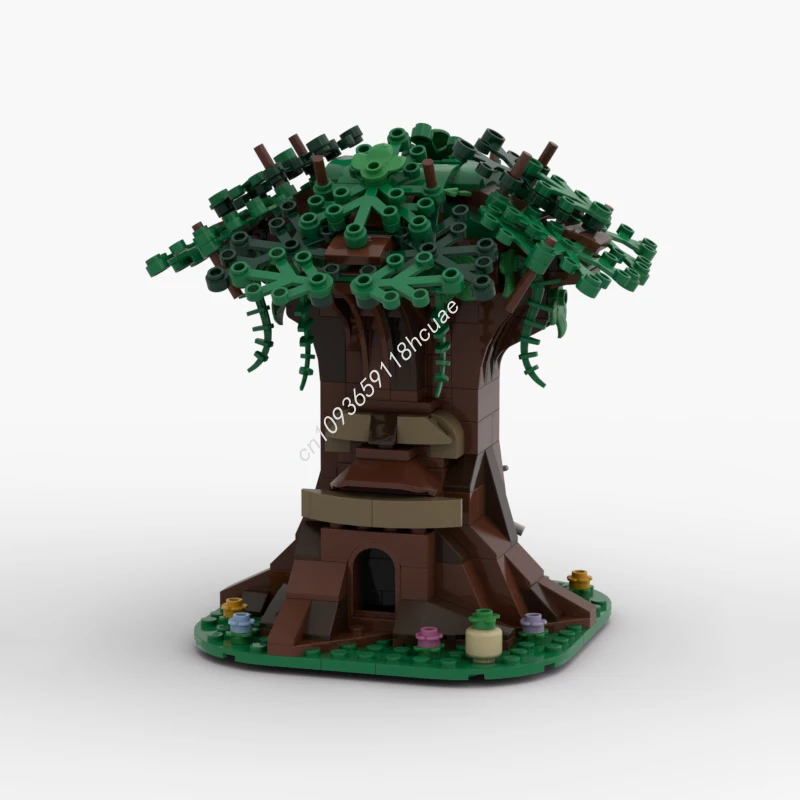 

384pcs MOC GreenClad Swordsman Hero Kokiri Sword Great Deku Tree nan Model Building blocks Toys Assemble Kids Christmas gifts