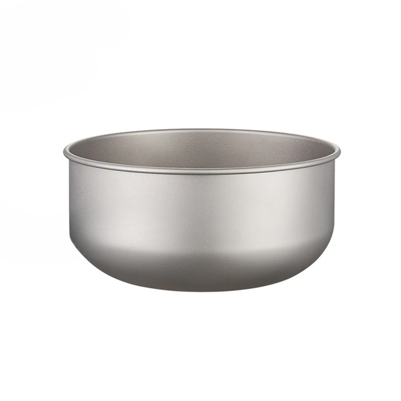 

1.8L Titanium Salad Big Bowl Ultralight Pure Titanium Large Soup Bowls For Outdoor Camping Hiking Travel Tableware