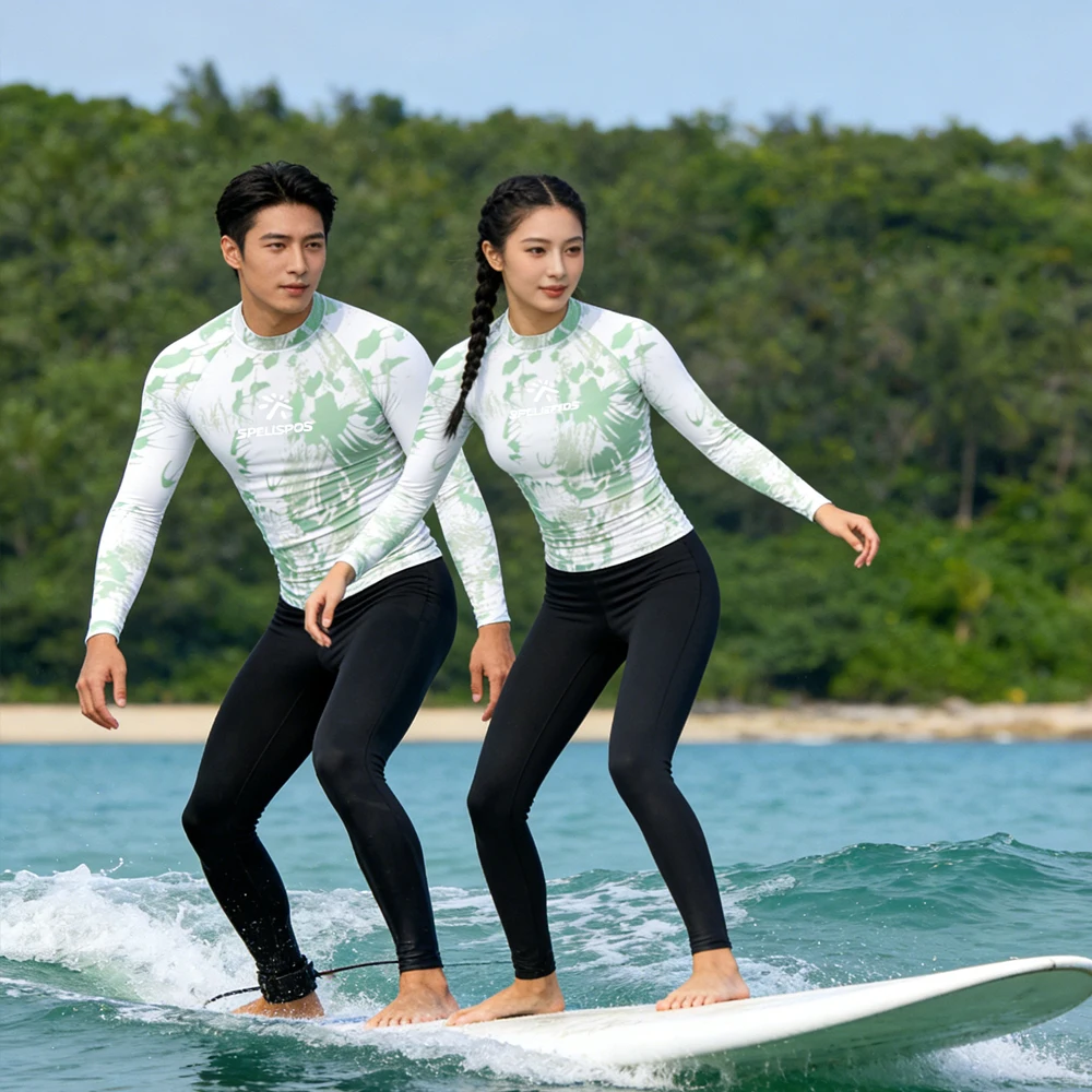 

Rash Guard Long Sleeve Men Women Surfing Top Wear High Quality Sailing Shirt UPF50+ Swim Beach Wear for Water Sport Fishing Tour