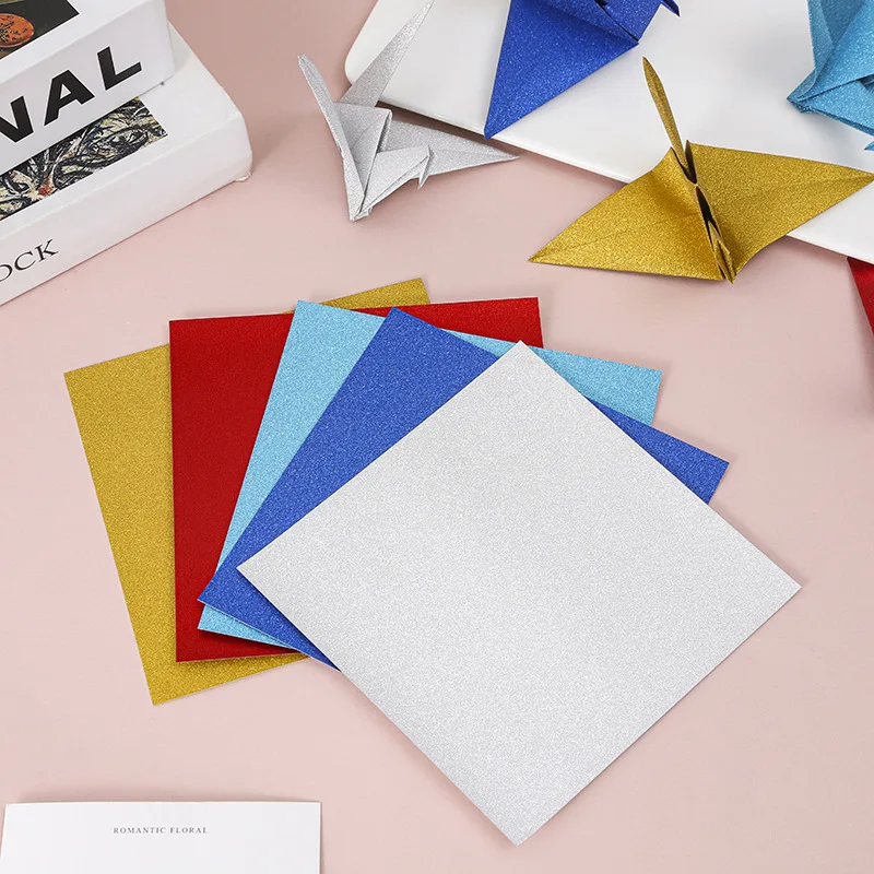 Handmade Origami Magic Gold Onion Paper , Creative Paper Multi-specification Colored Square Cardboard