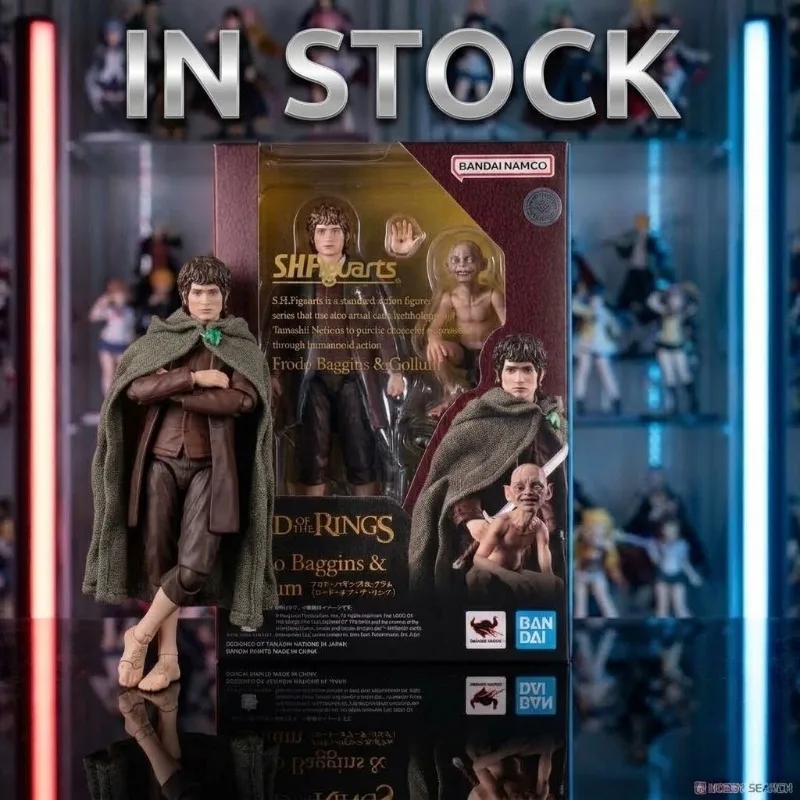[9-Hour Shipping]Bandai SHF The Lord of The Rings Baggins & Gollum in Stock Action Figure Collect Toy Gifts Model