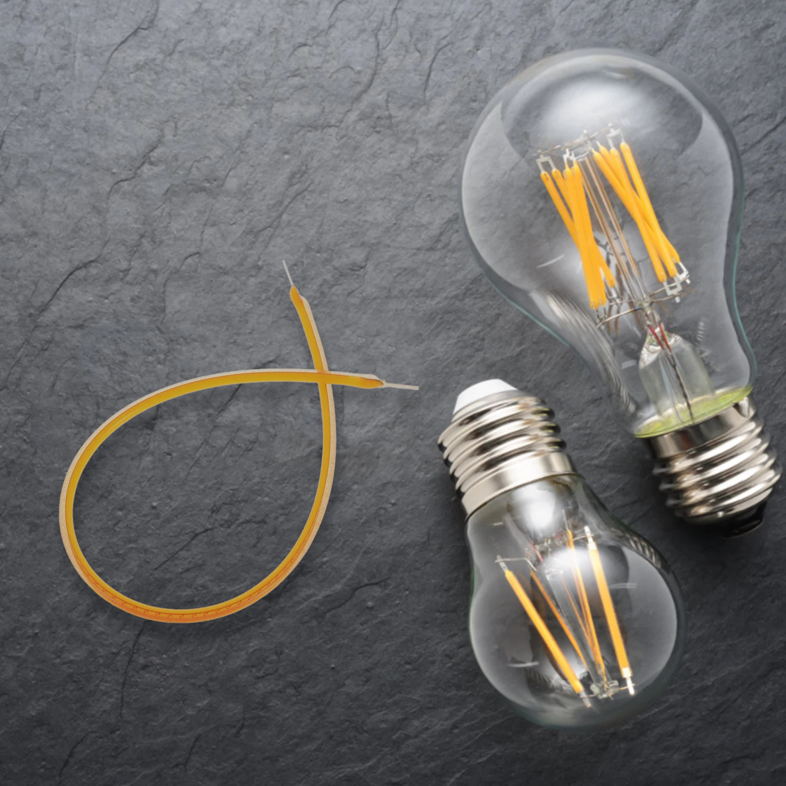 

6pcs LED Parts 3V Flexible Soft 145MM Bulb Warm 2700K Retro Style Light Fixtures Lamp Bulb Flexible Accessories