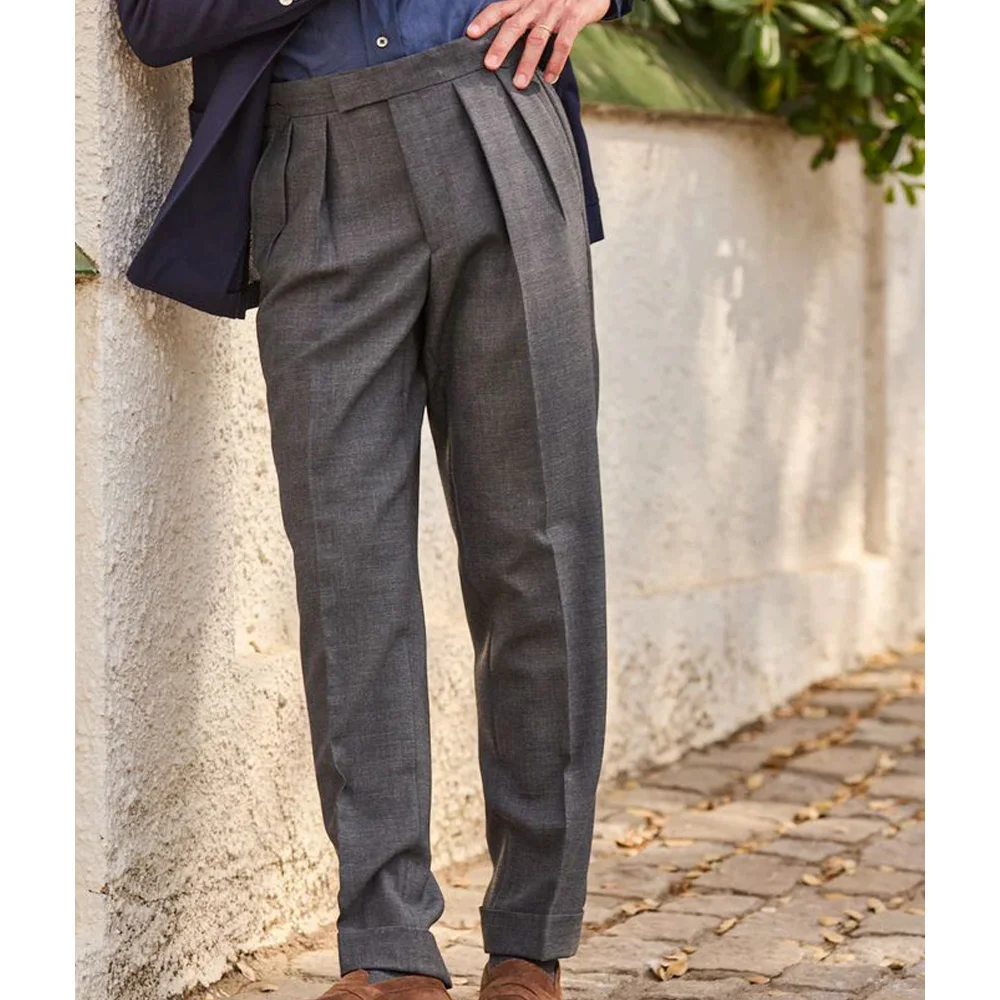 

Mens Cotton Linen Suit Pants Trousers Blend Tapered Business Casual Office Wear Comfortable Breathable Slim Fit Mens Dress Pants