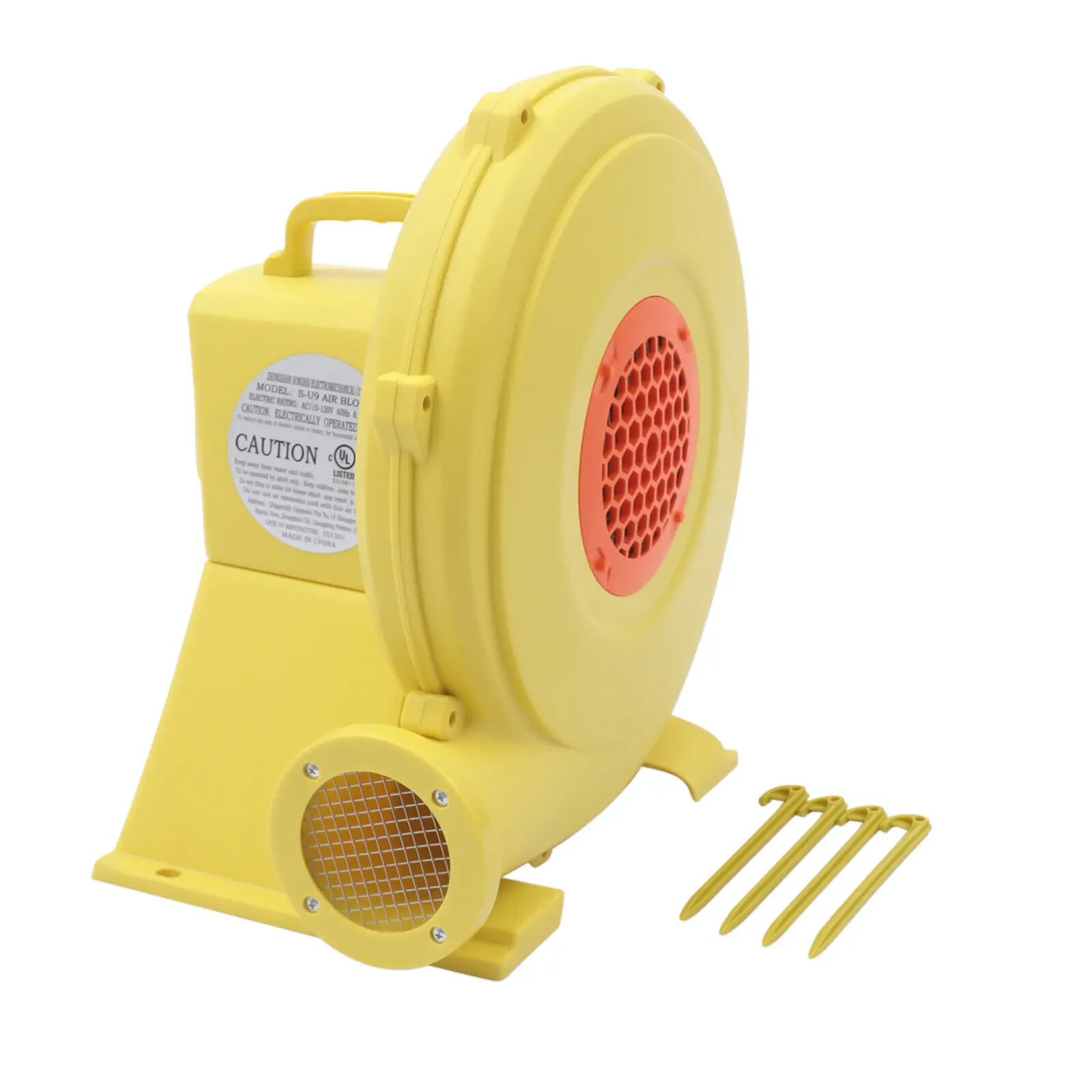 Ventilatore gonfiabile commerciale 2200Pa del buttafuori della ventola 680m3/h della pompa del ventilatore dell'aria di 1.25HP 950W