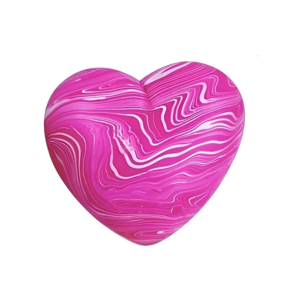 

Colorful Soft Rubber Squeeze Toys Stress Relief Silicone Stress Relieving Toy Slow Rebound Heart Shape Sensory Toy Office Use