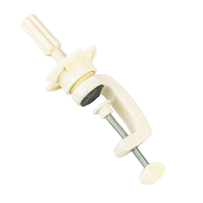 1Pc Mini Wig Head Stand Table Clamp Training Mannequin Wig Head Holder Adjustable Plastic Material Hair Accessory Tools