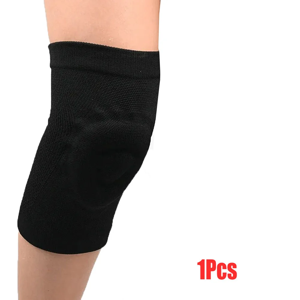 1Pcs Silikon Dünne Knie Pads Fitness Dance Skating Sport sknee Pads Basketball Druck Radfahren Roller Skating