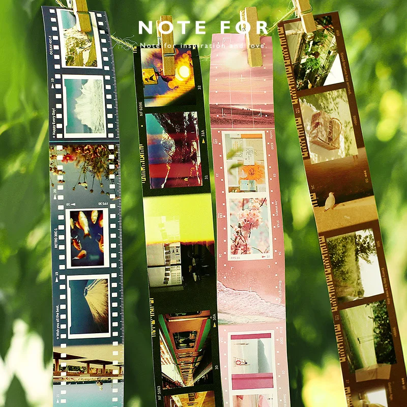 1pcs/1lot Decorative Adhesive tapes Real life screening record Diary masking tapes Junk Journal Scrapbooking stikcers Paper