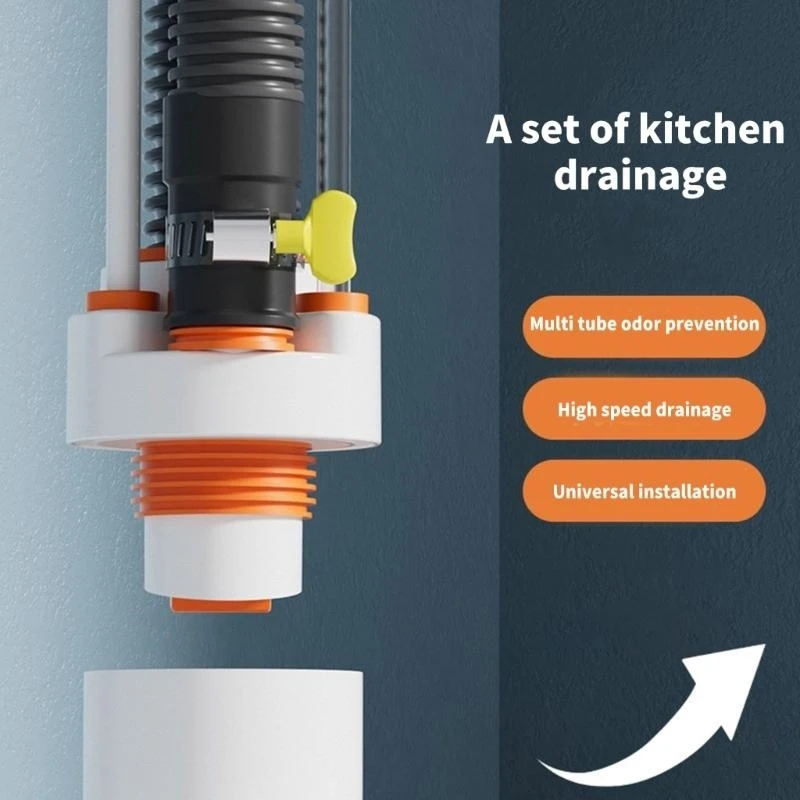 652f Waschmaschinenbodenboden Rohr Rohr Abwasserbogen Rohr Rohr Waschraumzubehör