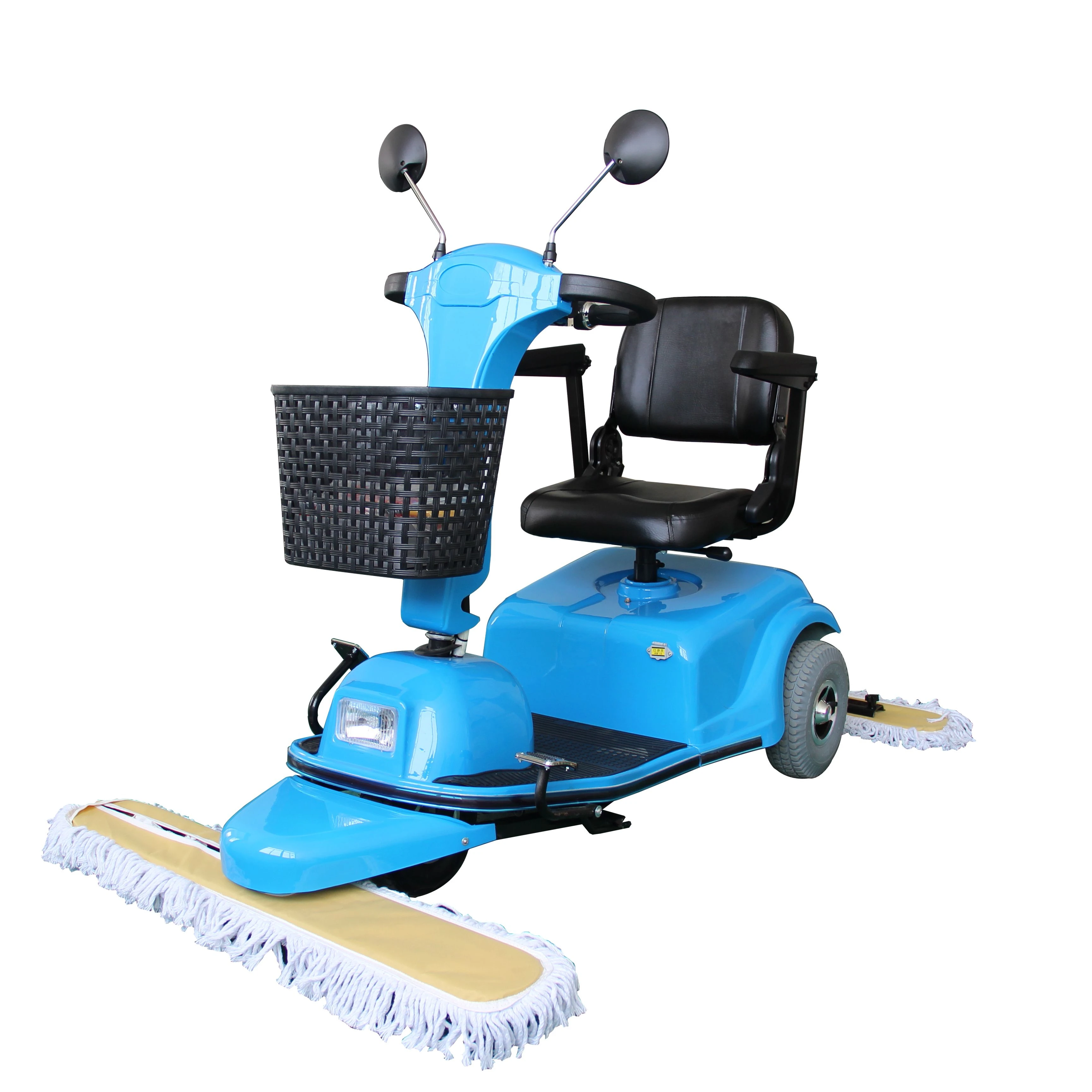 Best Sell Ride on Floor Sweepers Tricycle Floor Mop Propelled Three Wheel Dust Cart