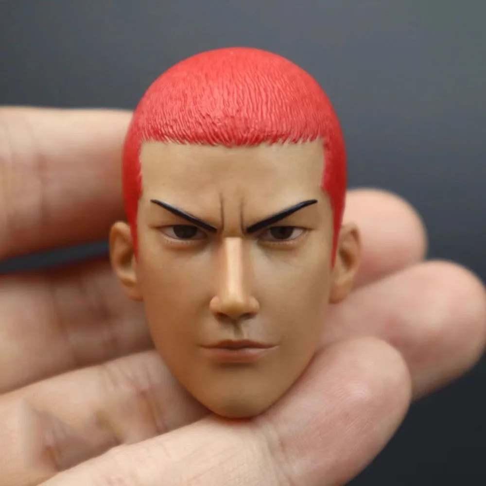 Sakuragi Hanamichi Basquete Figura De Ação, Escultura De Cabeça De Cabelo Vermelho, Escultura De Brinquedos Modelo, Power Forward, 12 "B001 COO, 1:6