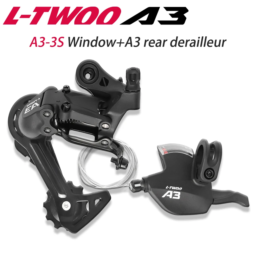 LTWOO A3 3X8S 8V Derailleurs MTB Groupset 8 Speed Shifter Lever + Rear Derailleur For Mountain Bicycle Bike Parts Accessories