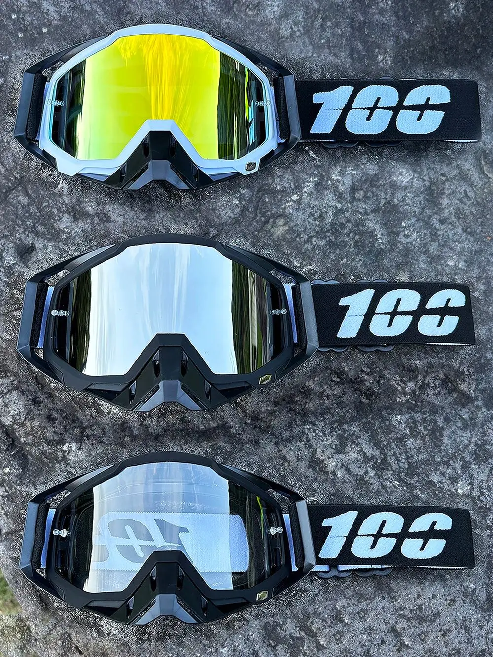 AliExpress Hot 100 Motorcycle Goggles Cycling Glasses Outdoor Off-Road Ski Sport MX ATV Dirt Bike Racing Glasses Motocross Bicycle Goggles