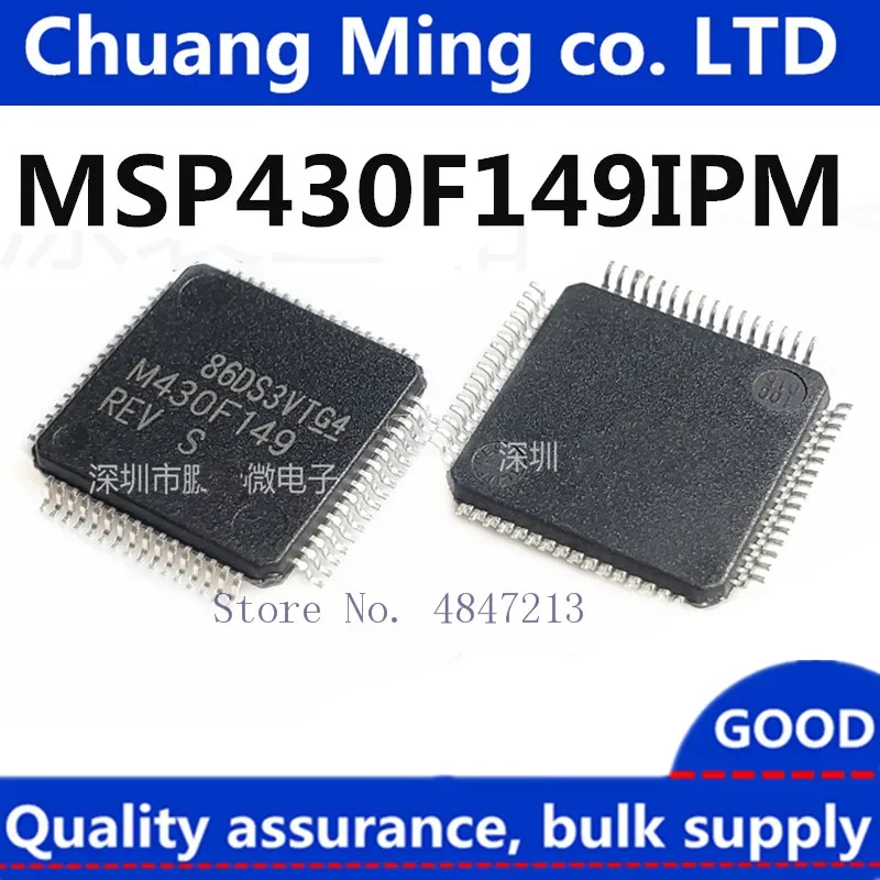 10pcs/lots M430F149 MSP430F149IPM MSP430F149IPMR LQFP64 microcontroller chip Quick delivery of Spot Stock