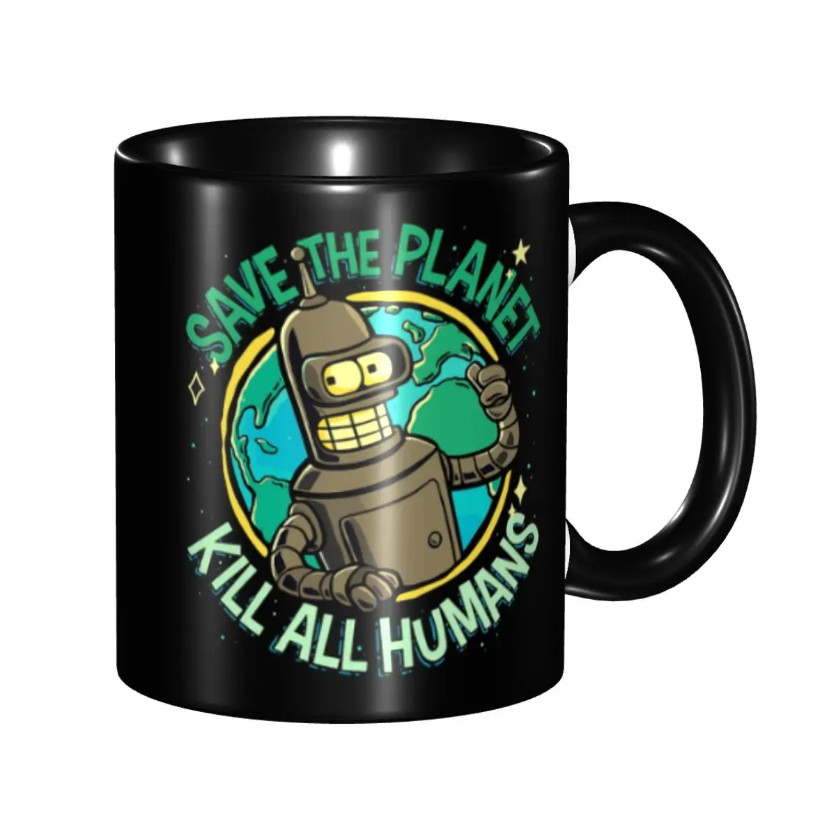 Comedy Animation Futuramas Kaffeetassen DIY benutzerdefinierte Keramik Milch Tee Becher Tasse