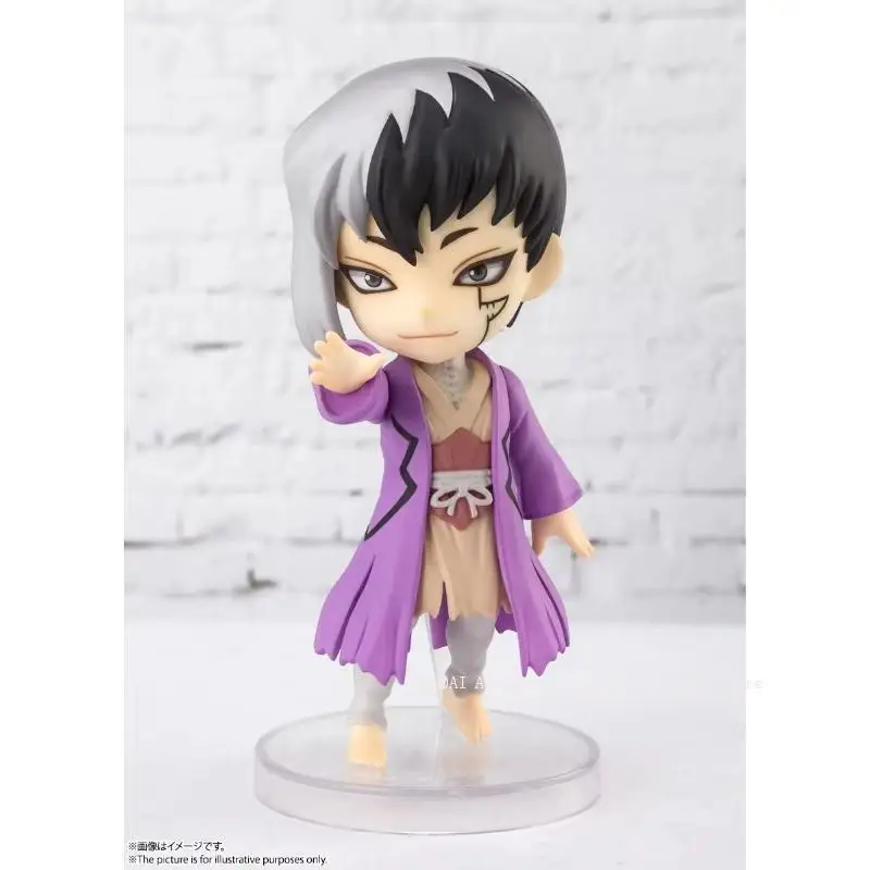 بانداي متوفر في المخزون فيجوارت Mini Dr.STONE Asagiri Gen Ishigami Senkuu Shishio Tsukasa Kohaku أنيمي عمل الشكل لعبة هدية نموذج