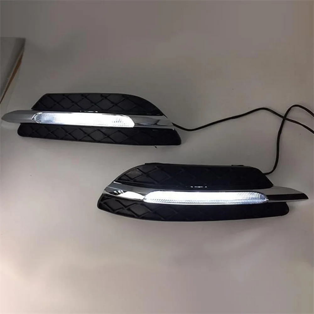 

Дневные ходовые огни July King для Mercedes-Benz W204 C180 C200 C230 C260 C300 2011-2014, 6000K LED, передний бампер, DRL