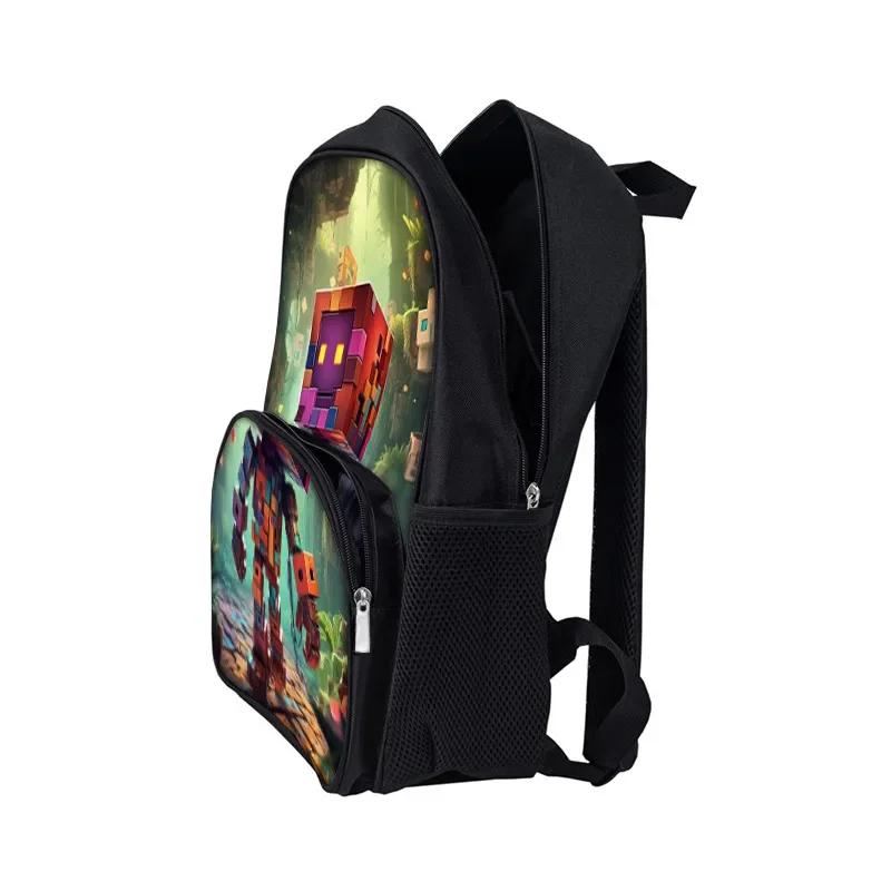 กระเป๋าเป้สะพายหลังลายการ์ตูน 3 มิติ สำหรับเด็กผู้ชายและเด็กผู้หญิง ของขวัญยอดนิยม พร้อมช่องใส่ของด้านหน้า ดีไซน์ทันสมัย กันน้ำ