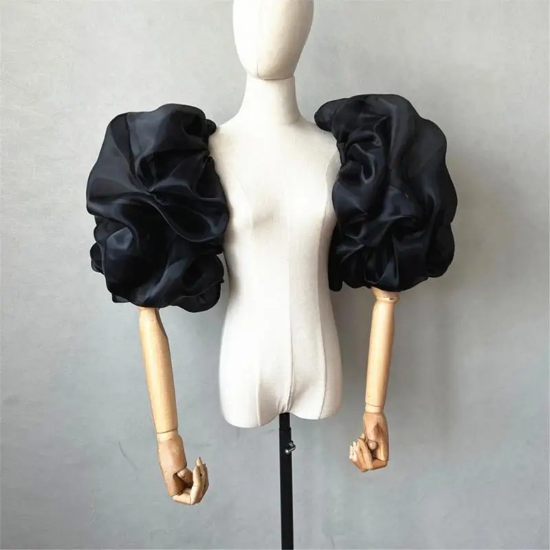 Cubras accesorios boda mangas brazo extraíbles para vestidos noche para vestidos noche