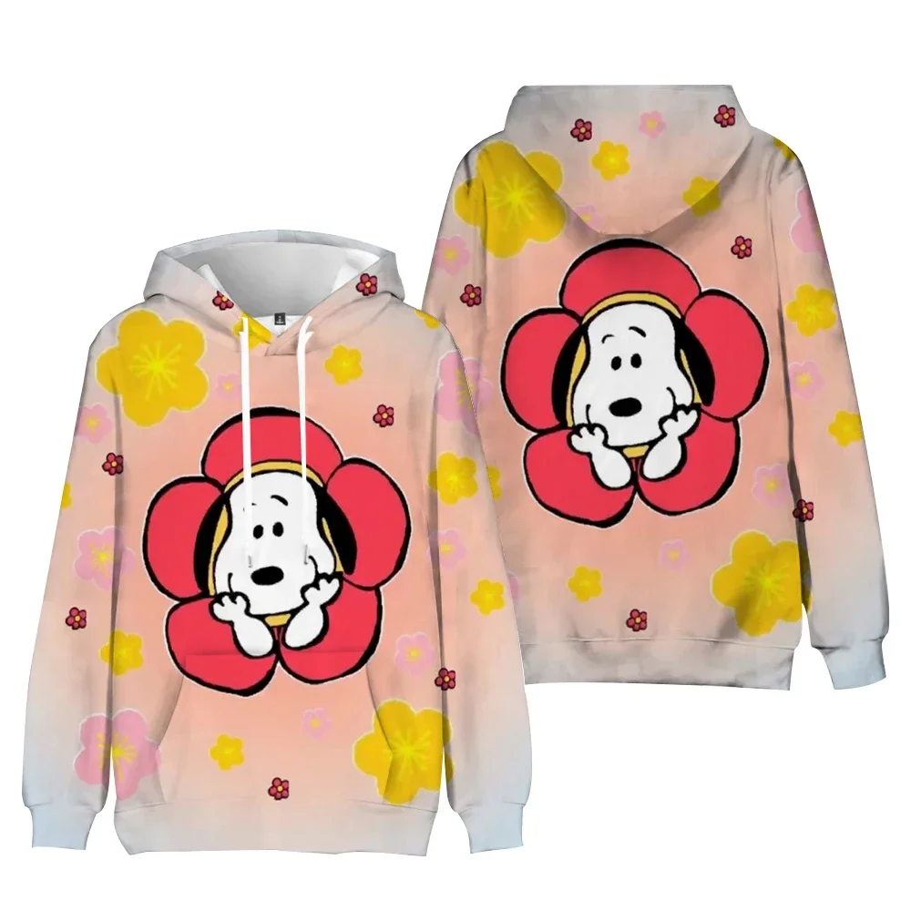 Snoopy Cartoon  Sweatshirts Fashion Streetwear Hoodie Music Lover Gift Cartoon Snoopy Street Style  Sweatshirt Hoodies