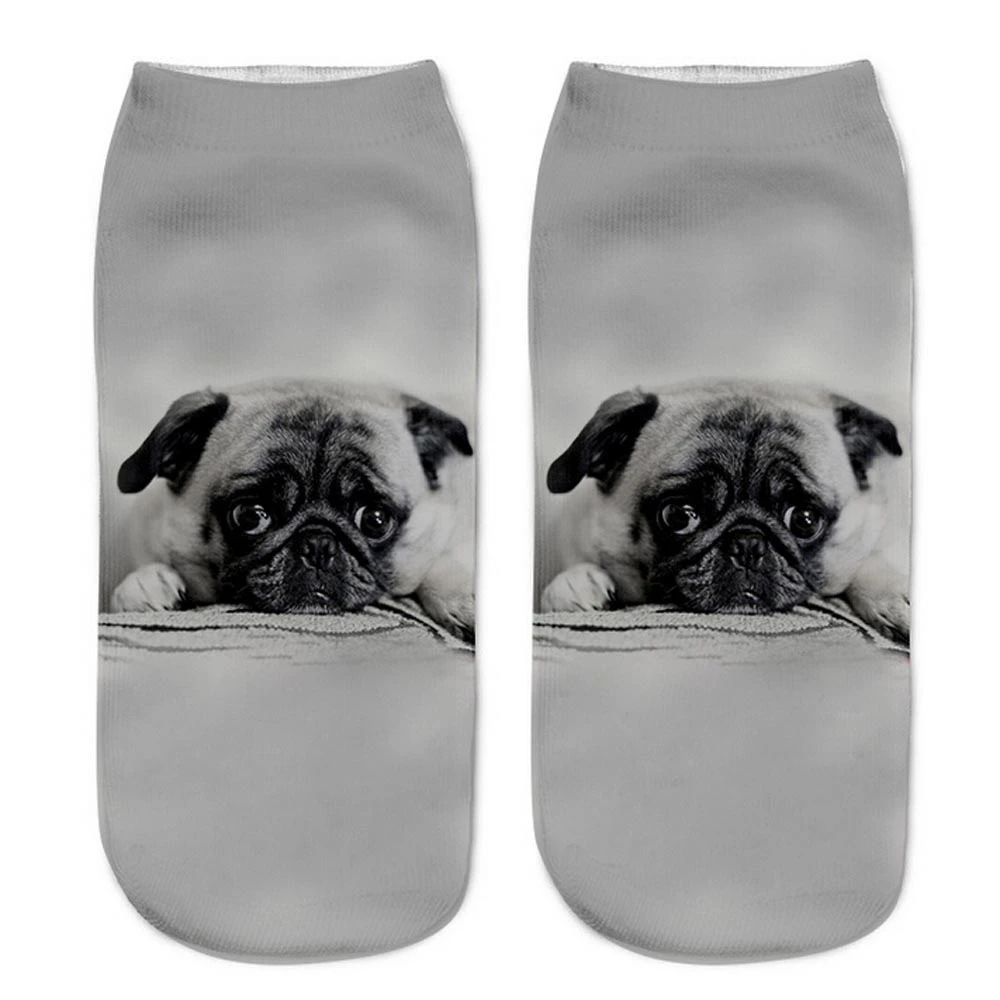 Neue 3D-Gedruckte Trendige Unisex Niedrige Knöchelsocken, Damen Casual Tier-Socken, Weihnachtsgeschenk, Dropshipping – Detail 18