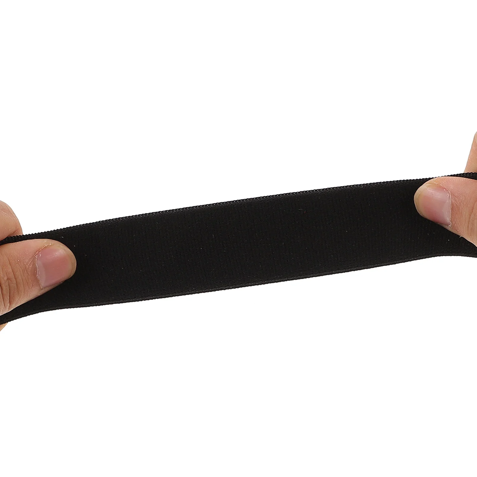 Black 3x19cm Iron Buckle Tablet Hand Strap for handed Prevent Slips Fits Various Tablets Lightweight Easy