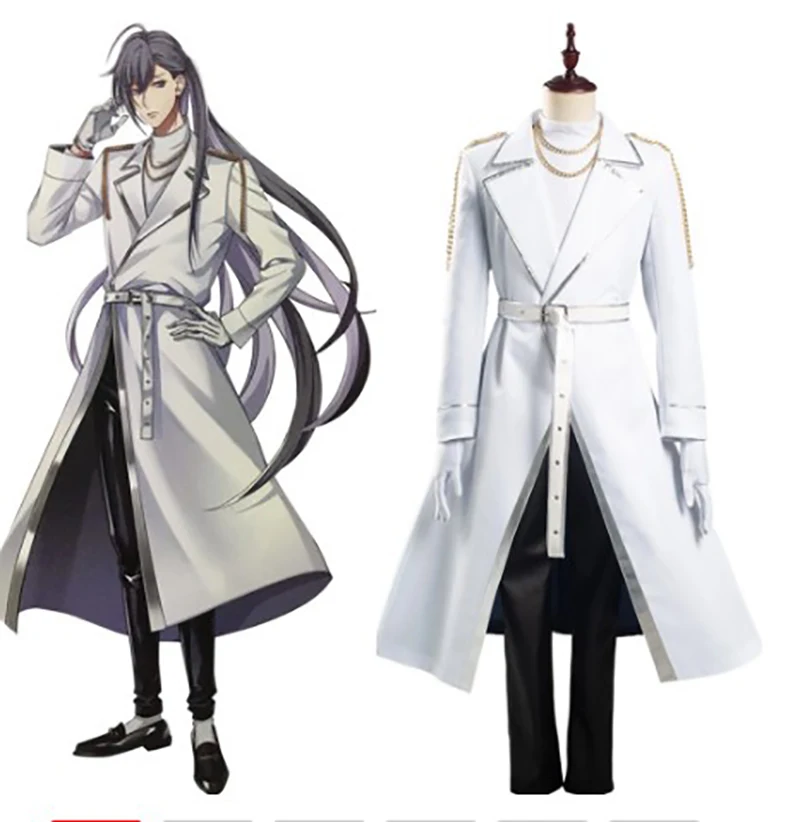 Division Rap Battle Cosplay Hypnosis Microphone Jakurai Jinguji Cosplay Uniform Suit Set Outfit Halloween