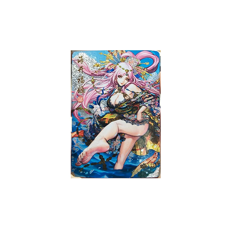 Diy Japanese Anime Goddess Storyazur Lane Blue Archive Flash Cards Collectible Cards Christmas Birthday Gifts Children's Toys