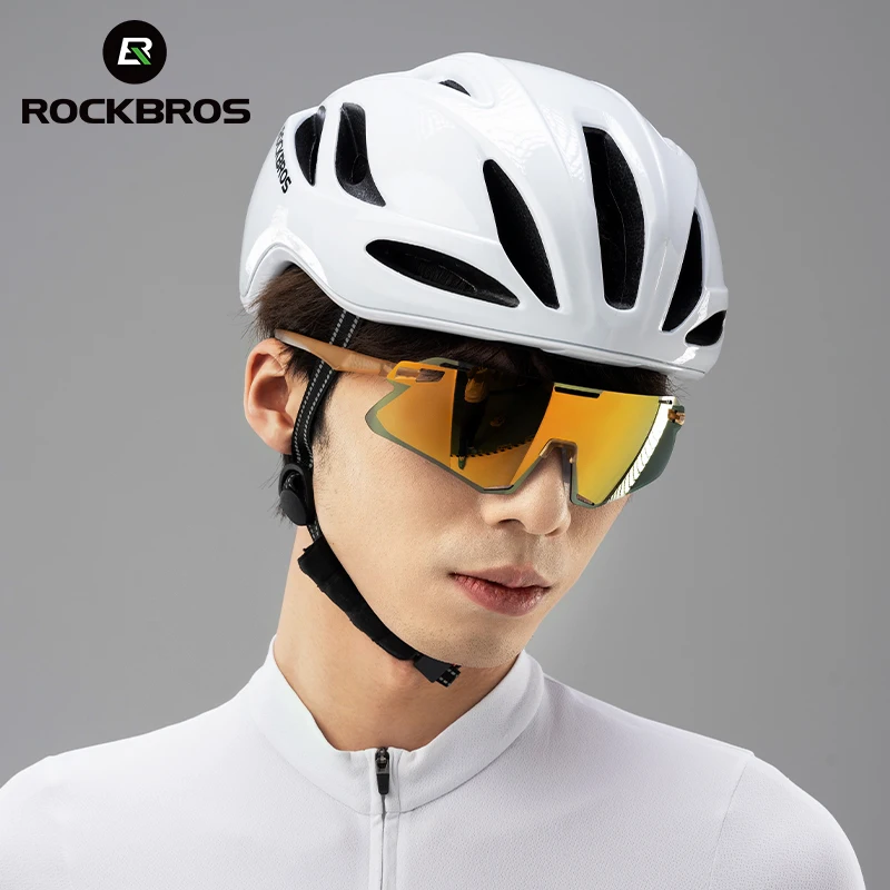 ROCKBROS Bicycle Glasses Polarized / Photochromic Protection Eyewear Goggles Sports Sunglasses MTB Road Bike Cycling Glasses