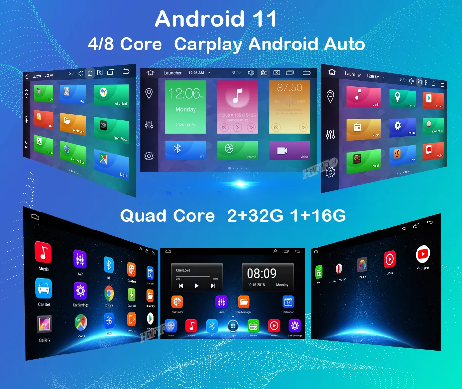 Radio con GPS para coche, reproductor con Android 11, 2 DIN, Carplay, estéreo, para Ford Mondeo, s-max, Focus, C-MAX, Galaxy, Fiesta, transit, Fusion, Connect, kuga