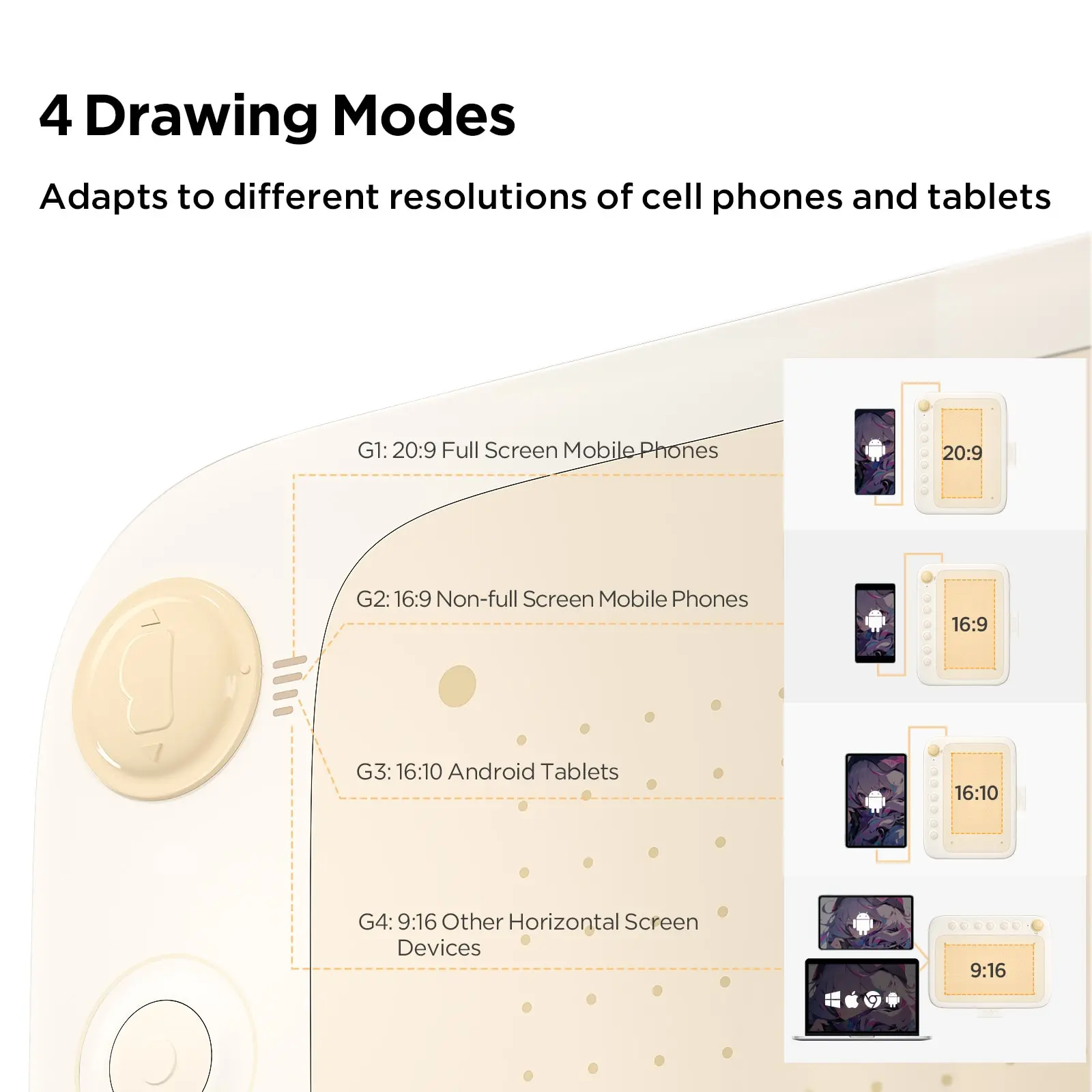 Ugee Q6 Graphic Tablet Drawing Tablet Digital Drawing Board Writing Pad for Children Kids Support Android PC Mac