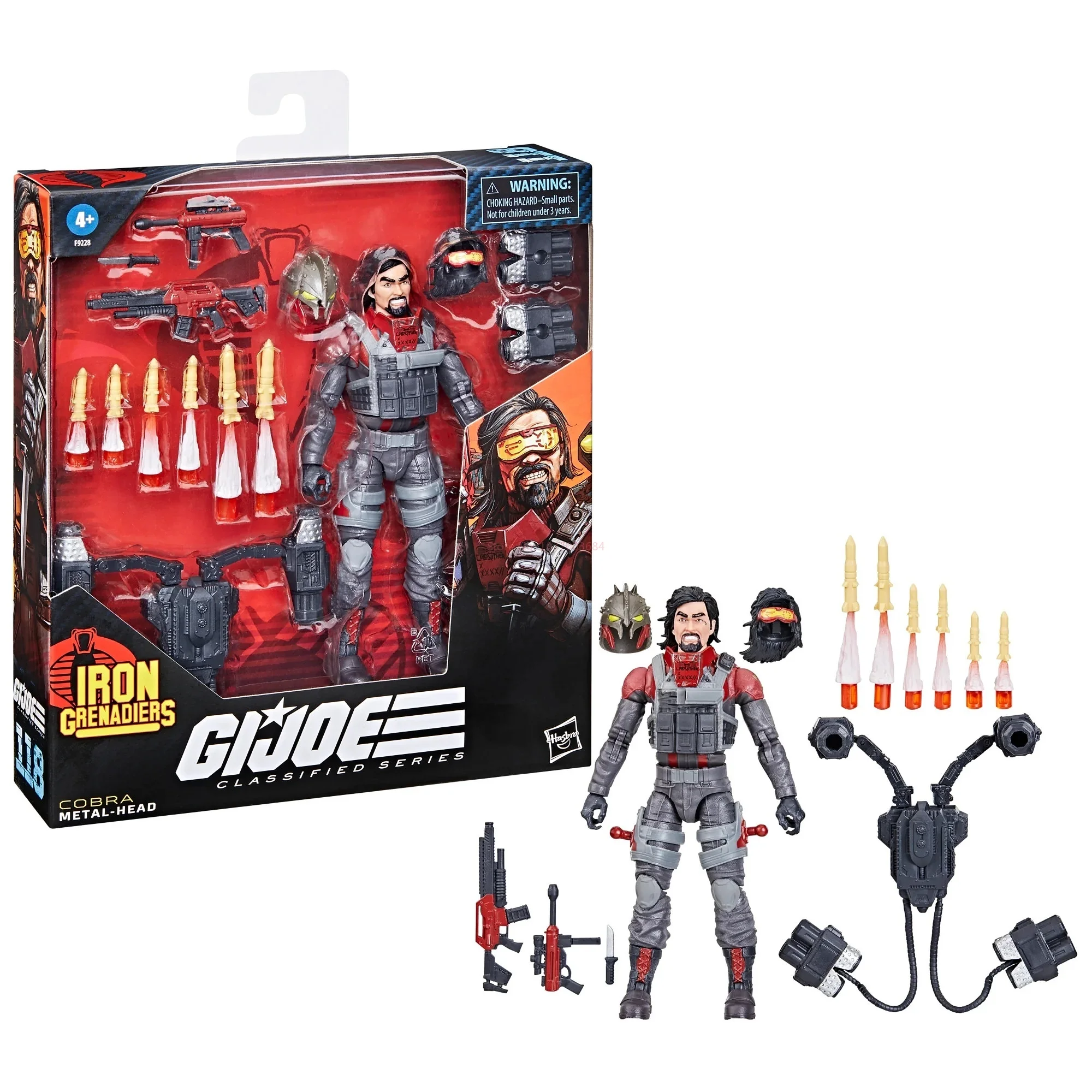 

Genuine Anime Toy G.I. Joe: The Rise Of Cobra 1/12 Iron Guard Iron Head Figure Model Collection Toy Boy Birthday Gift