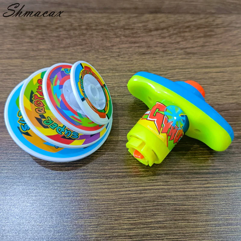 1 Set Colorful 4-layer Mini Gyro Spinning Toys  Christmas Gift Classroom Rewards Decompression Props