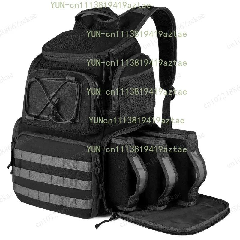 Large Capacity Tactical Backpack with Reflective Strips, Outdoor Hiking & Travel Equipment Bag