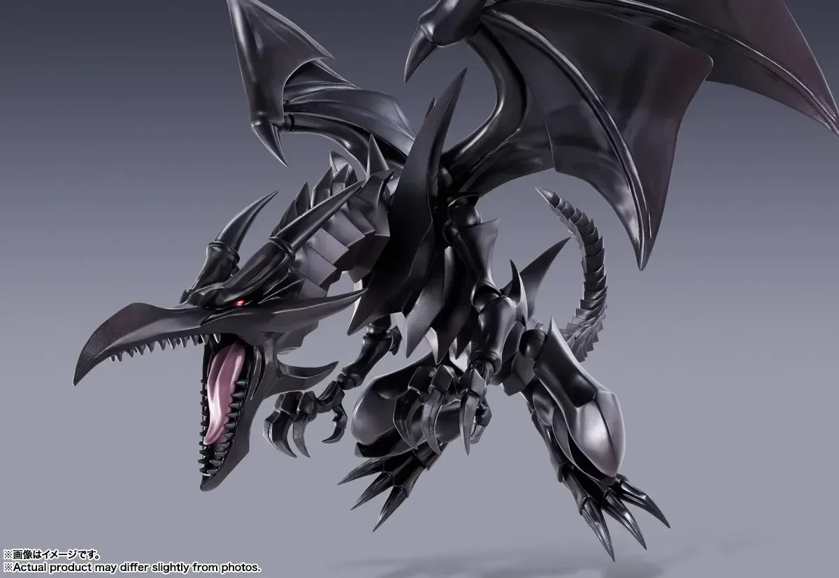 Bandai S.h.monsterarts Shm Yu-gi-oh Red Eyes Black Dragon Anime Action Figures Toys Gift Models Collection Figurine Gifts Toy