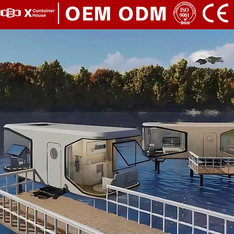 Space Capsule House Economic Prefabricated Houses in Luxury Containers Prefab Tiny House Prefabricated Hotel Rooms Pre Fab Homes