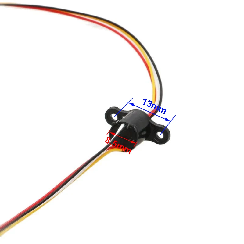 Mini Conductive Slipring Dia.8.5mm 4CH Wires 1A Electric Brush Collecting Slip Ring 200RPM Rotary Joint Connector Voltage DC 36V