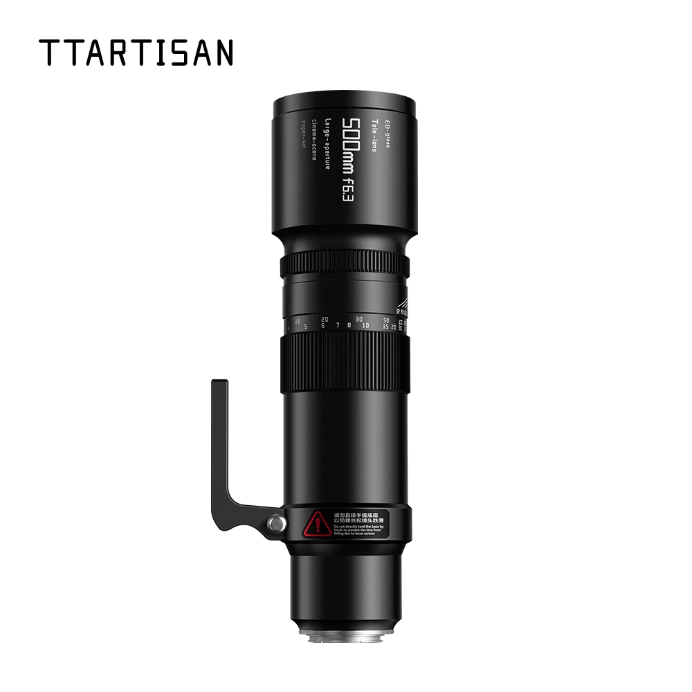 TTArtisan 500mm F6.3 Telephoto Lens for Sony E Nikon Z Canon RF L-Mount Camera Lens Full Frame MF For A7RV A9 Z6 Z8 Z9 R6 R8 R10