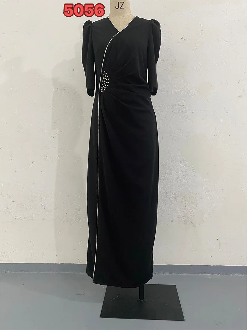 Spring and Summer Abaya for Women Long Sleeve Diamond Long Maxi Dress Turkey Kaftan Arab Abaya Dubai Islamic Clothing Vestidos