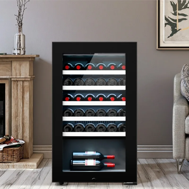 Airo ODM Freestanding  Corner Wine Cooler - Compact Wine Cooler for Optimal Storage, Perfect for Cabinet Luxury
