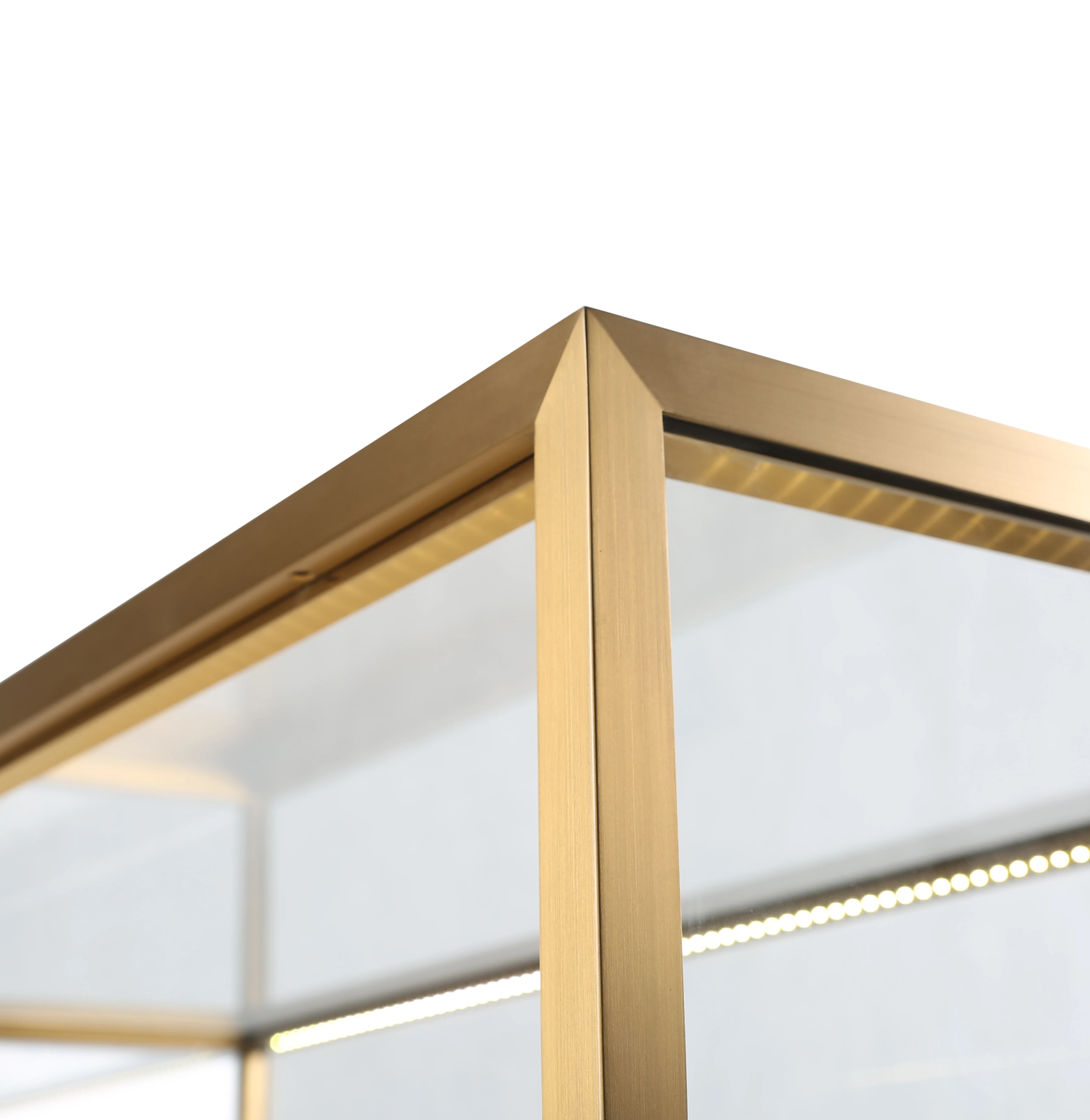 Custom.All Power glazen parfum sieraden display showcase tafel lauxry kast voor winkelcentrum