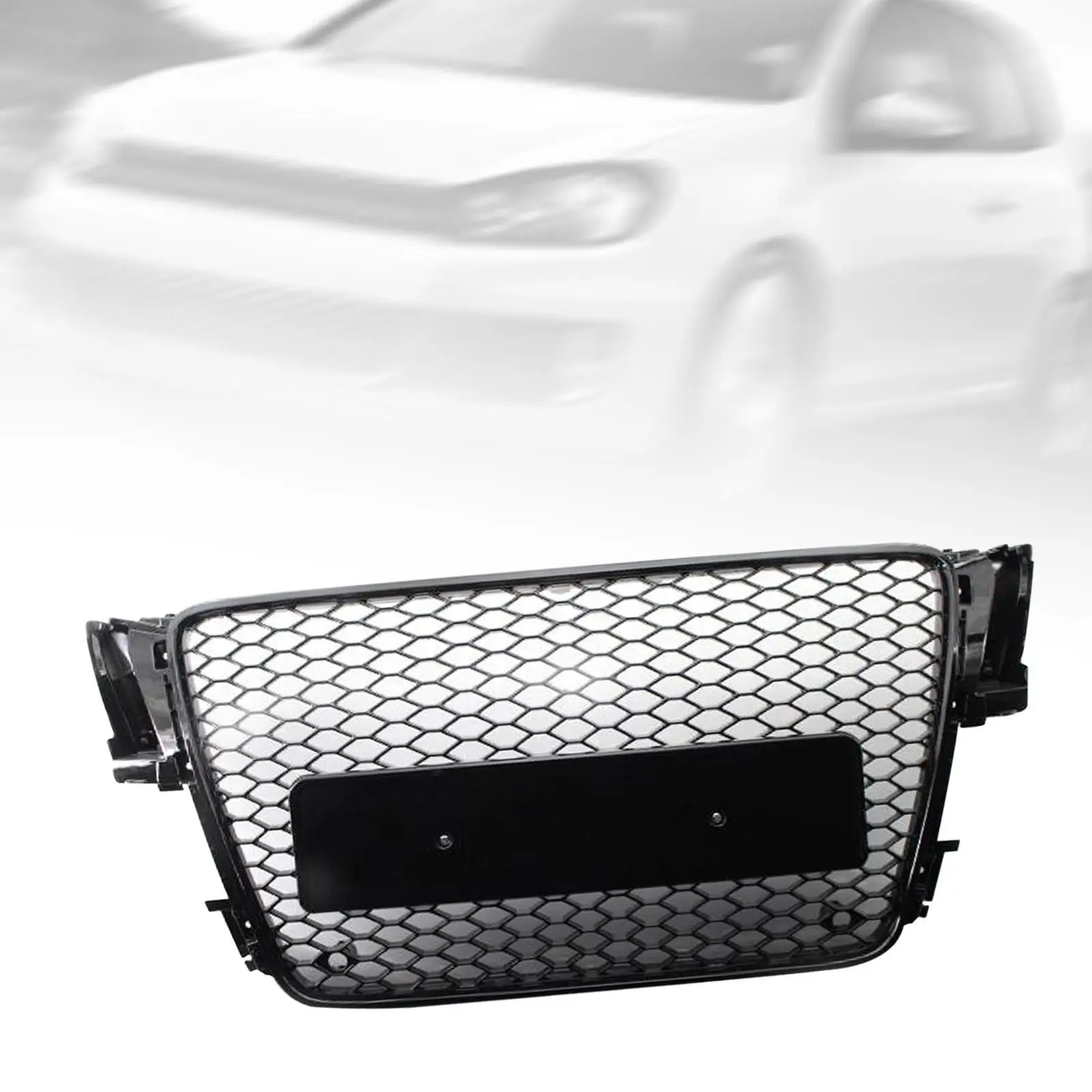 

Car Front Grille Grill Easy Installation Replacement Front Mesh Grille Multipurpose for A5 B8 8P0 08-12 Vehicle Accessories