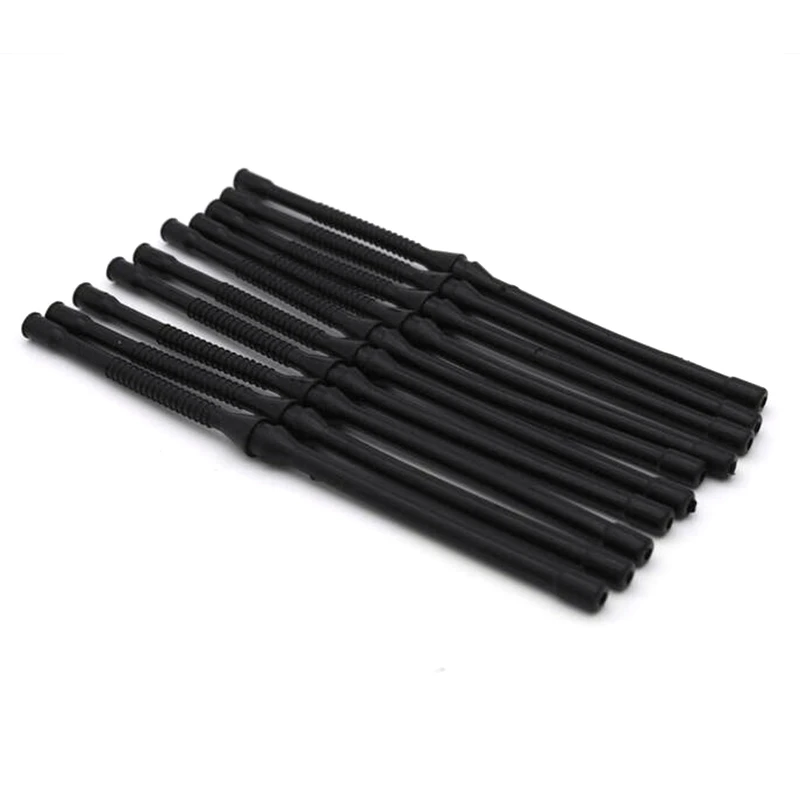 10X pipa selang bahan bakar hitam untuk gergaji mesin Tiongkok 4500 5200 45Cc 52Cc 58Cc MT-9999 bagian pipa selang bahan bakar plastik